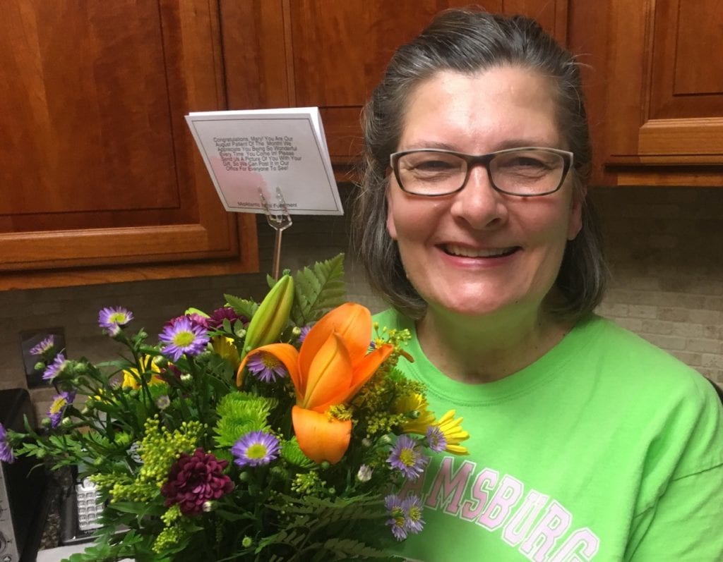 Mary, our August Patient of the Month