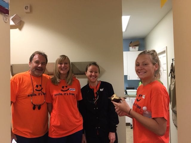 volunteering at Dentistry from the Heart